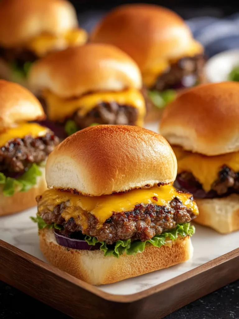 Irresistible Cheeseburger Sliders for Ultimate Flavor Bliss First Image