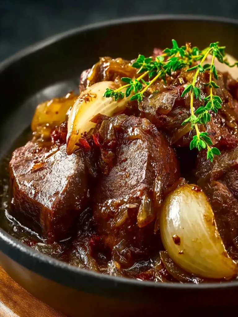 Caramelized Onion Beef Liver First Image