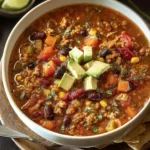 Hearty Turkey Vegetable Chili, Dietitian Recipe First Image