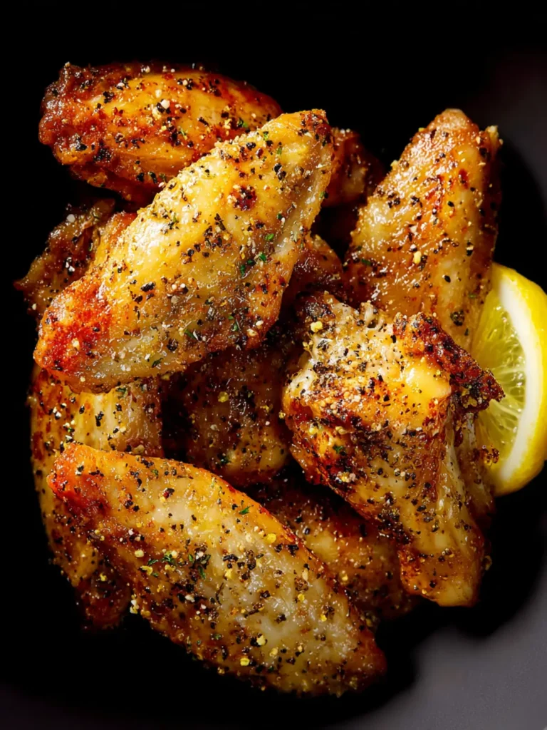 Air Fryer Lemon Pepper Wings First Image
