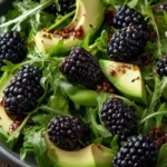 Blackberry Avocado Arugula Salad First Image