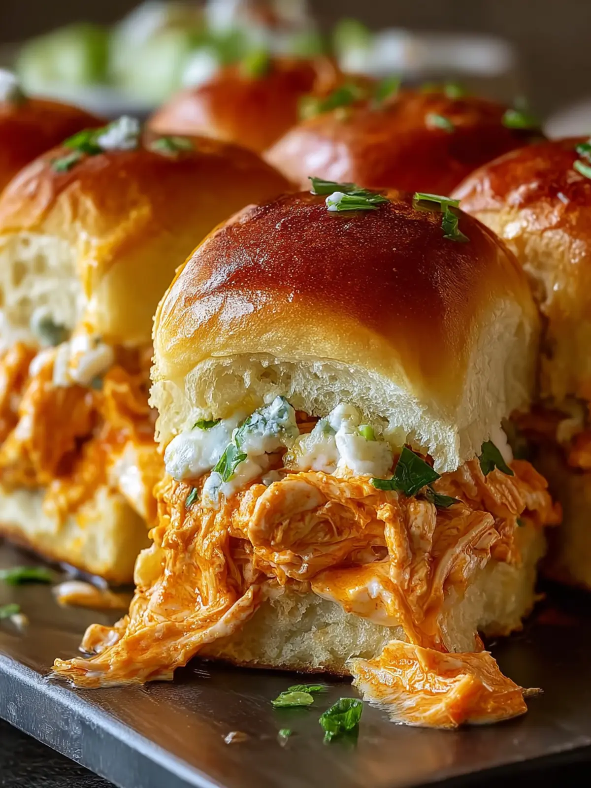 Buffalo Chicken Pizza Dip Sliders: Irresistibly Cheesy Goodness