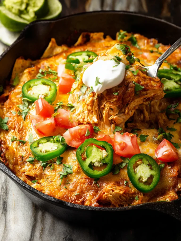 Chicken Enchilada Skillet First Image
