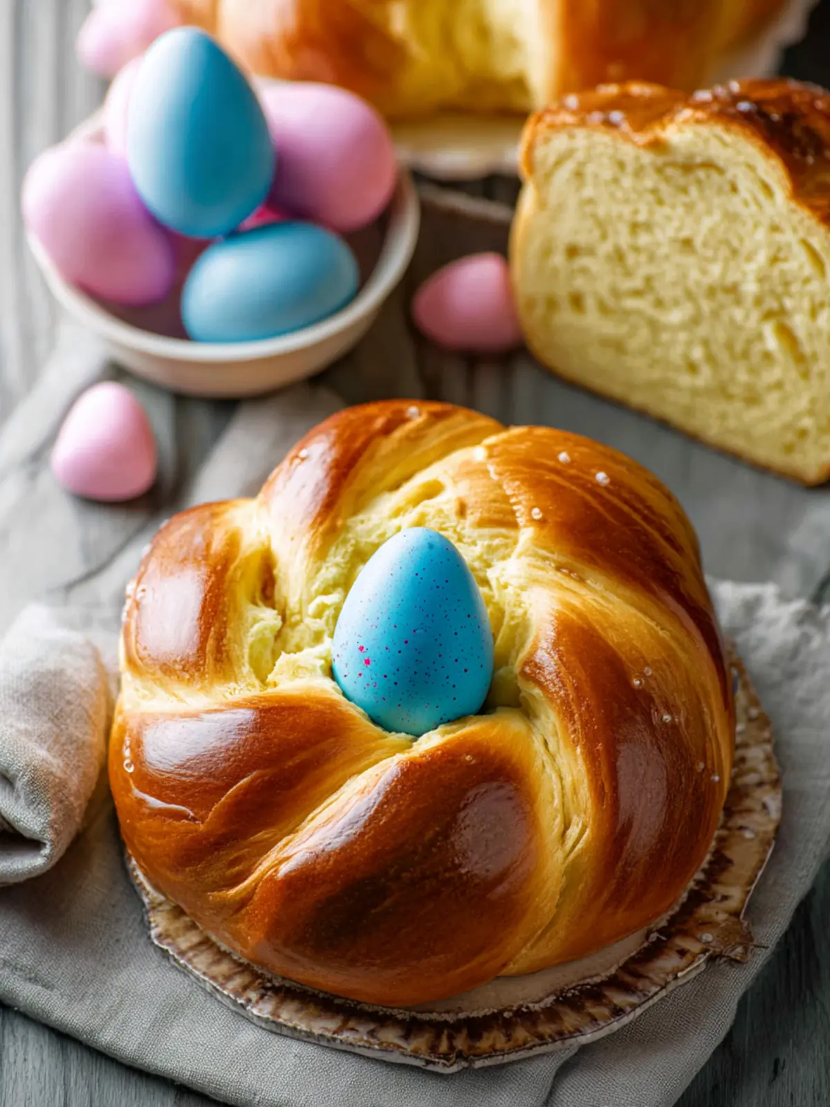 Easter Egg Bread First Image
