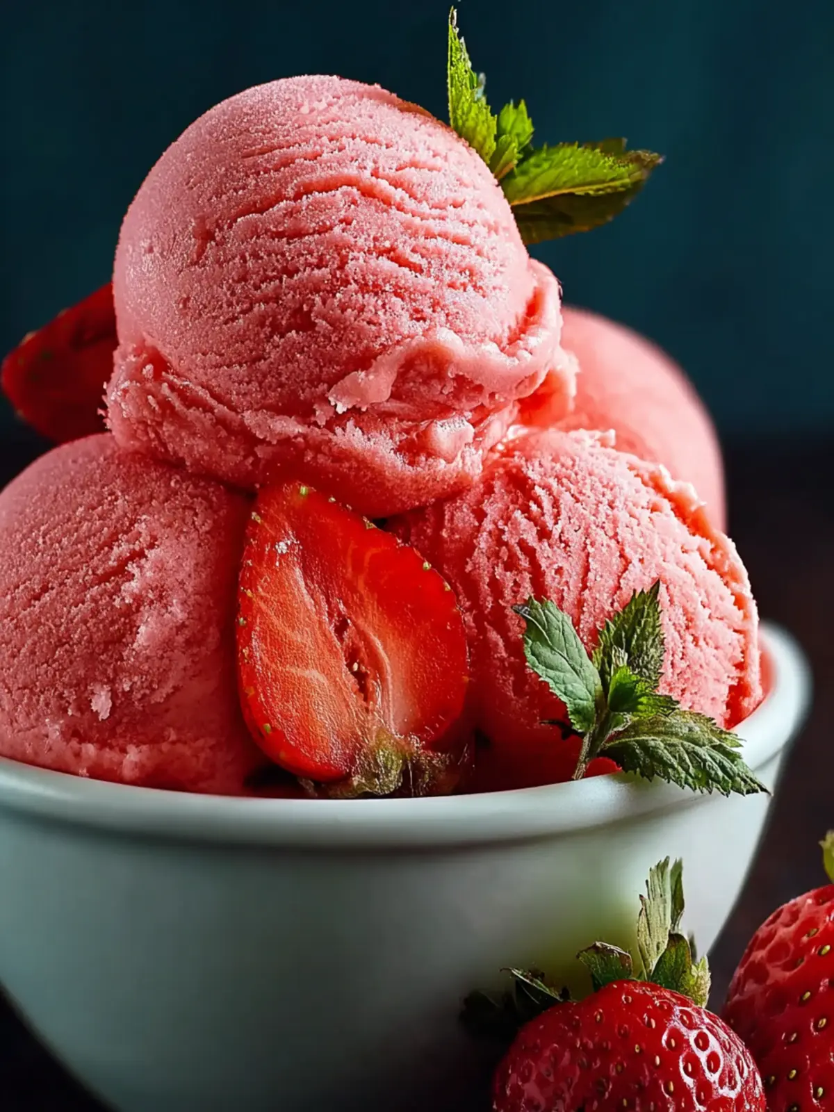 Easy Strawberry Sorbet Recipe: An Incredible Ultimate Guide First Image