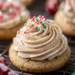 Eggnog Cookie with Eggnog Buttercream Frosting First Image