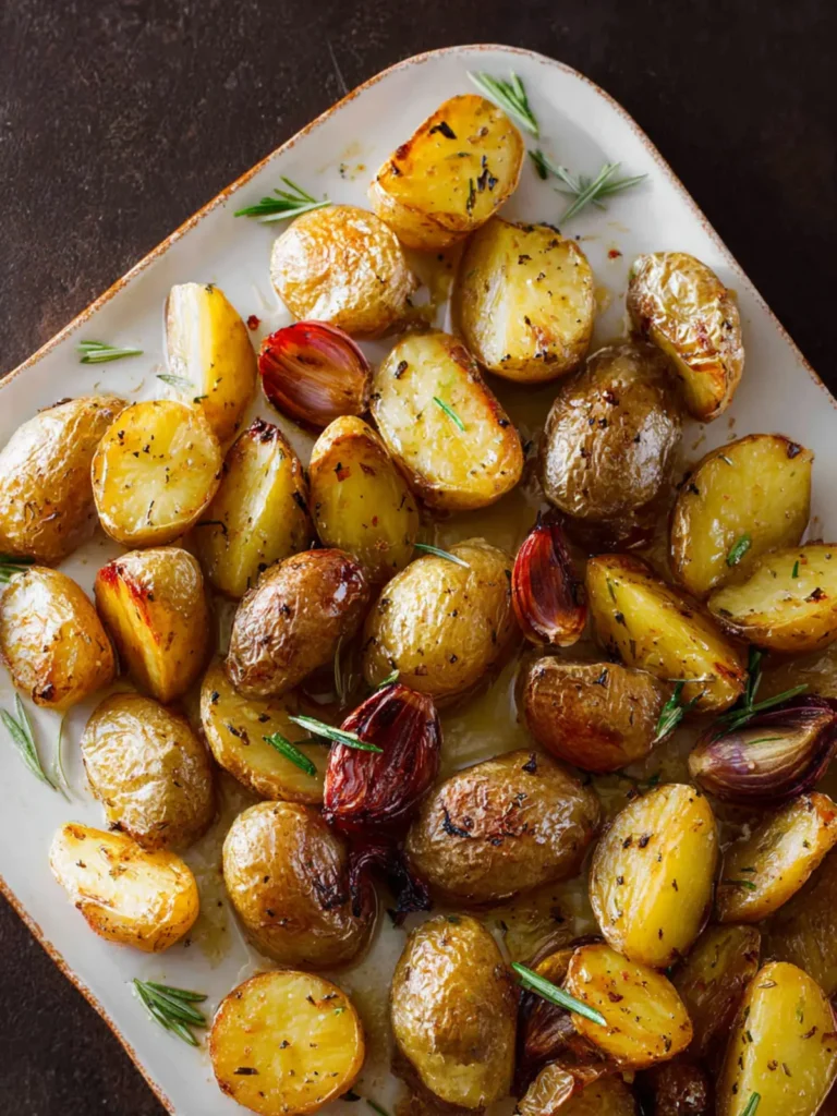 Garlic Roasted Potatoes First Image
