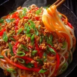 Ground Chicken Sweet Chili Noodles First Image