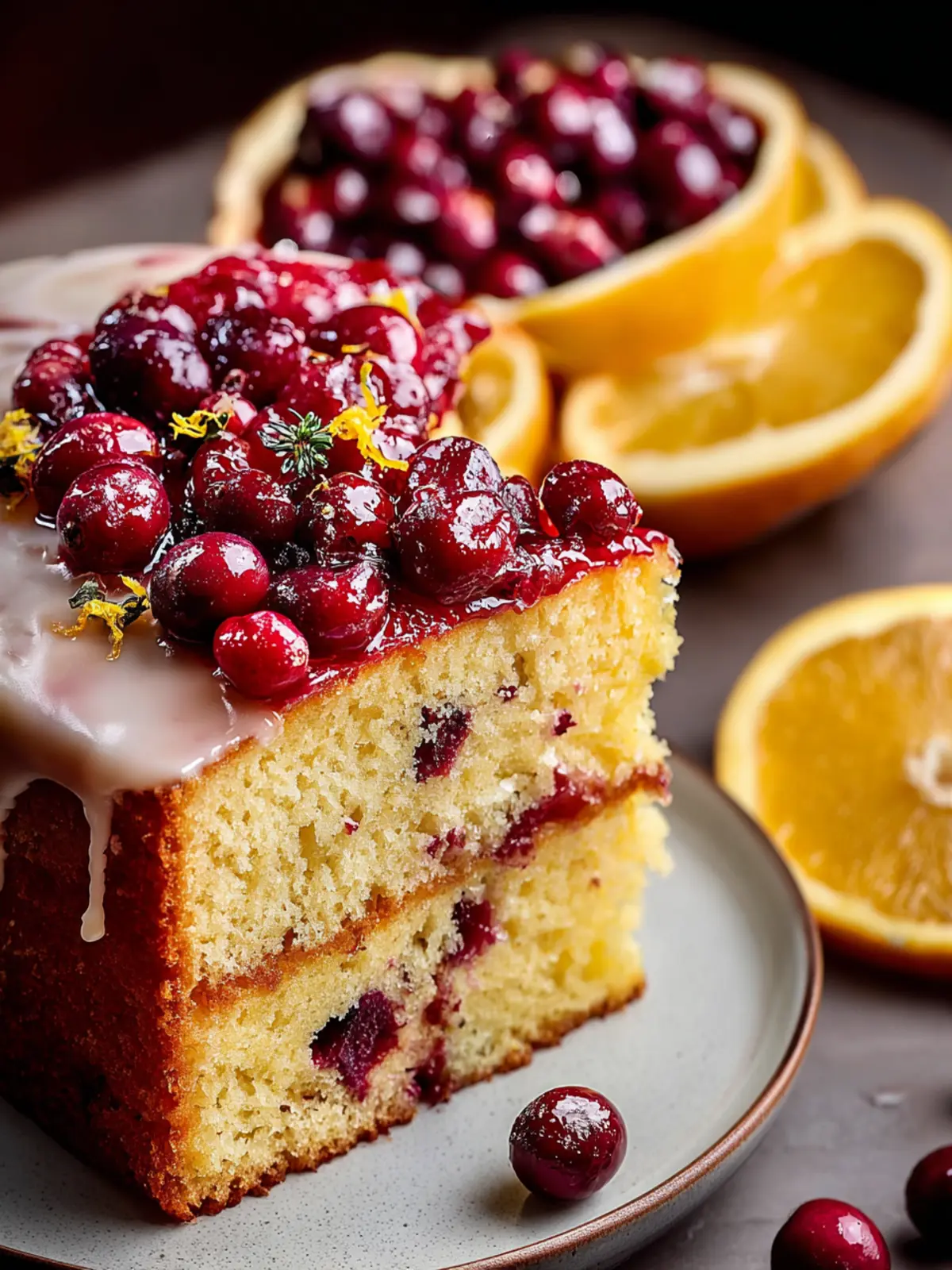 Irresistible Cranberry Orange Cake Recipe to Delight You First Image