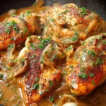 Irresistible Skillet Chicken in Onion Sauce Recipe First Image