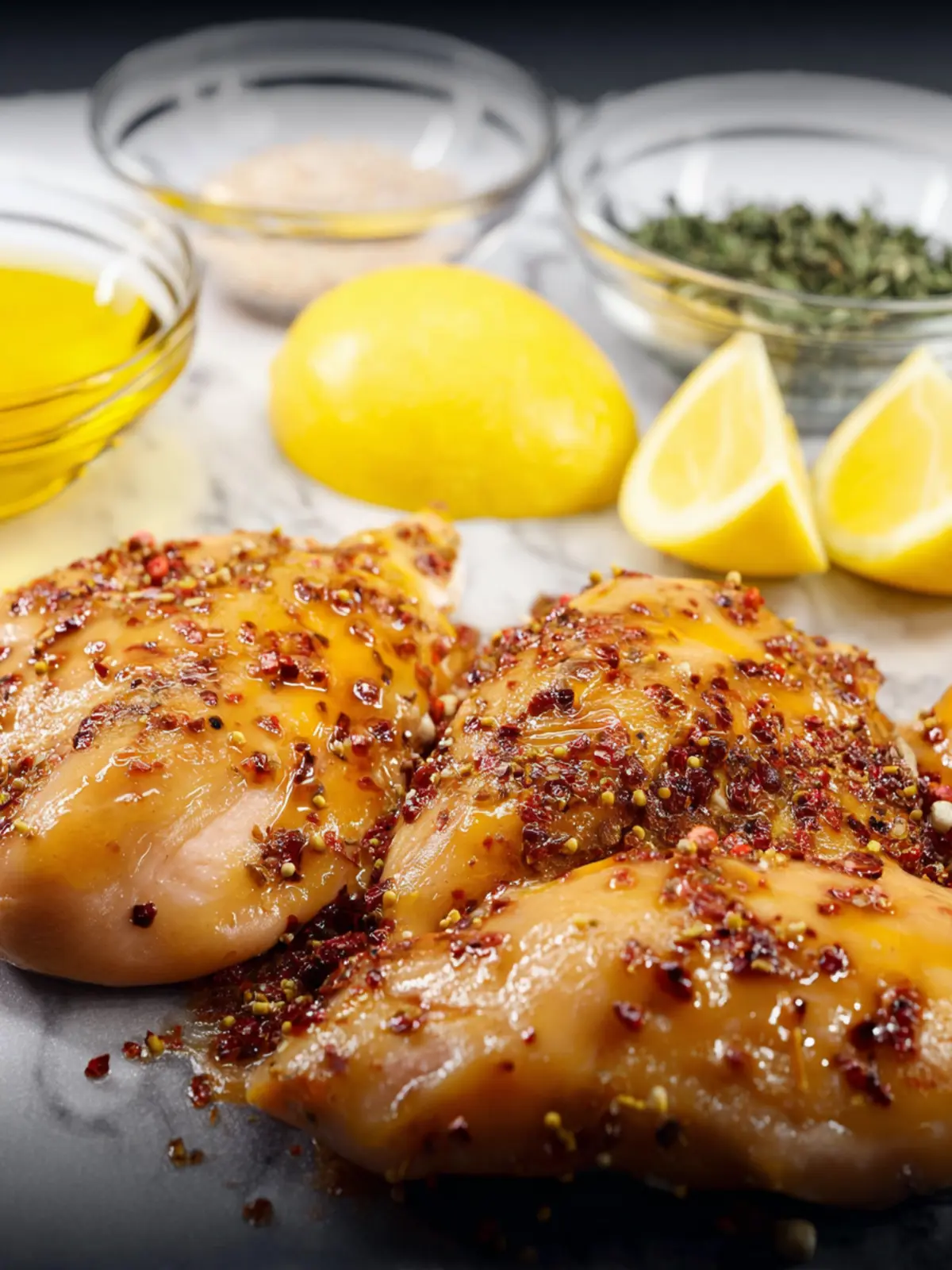 Lemon Pepper Chicken Marinade First Image