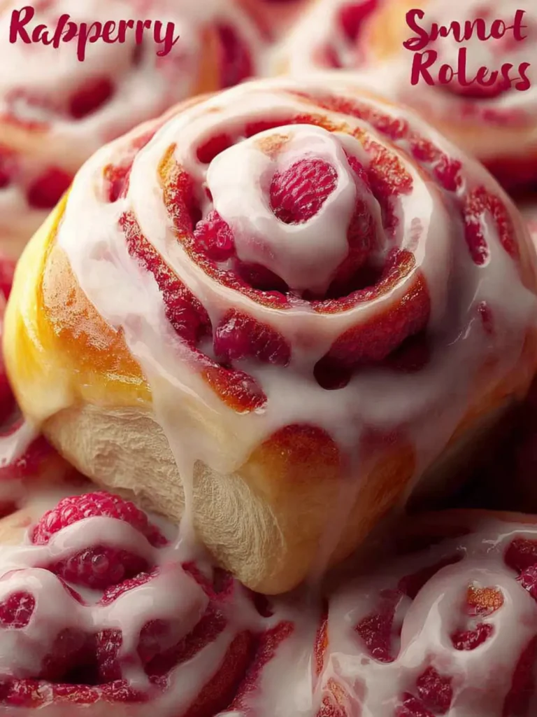 Raspberry Sweet Rolls First Image