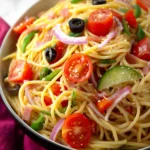 Spaghetti Salad with Italian Dressing Recipe First Image