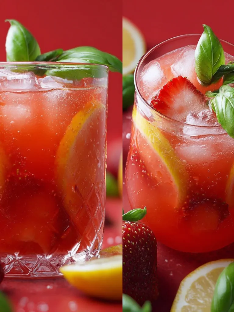 Strawberry Basil Lemonade – Refreshing & Flavorful First Image