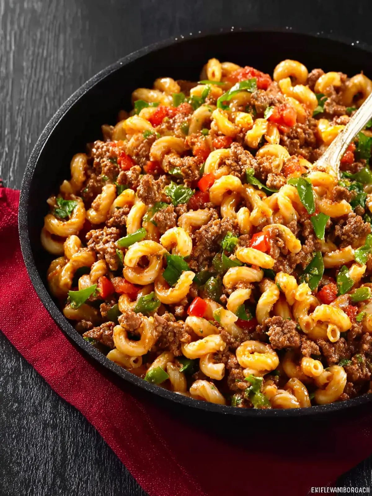 Beef and Macaroni Skillet Dinner First Image