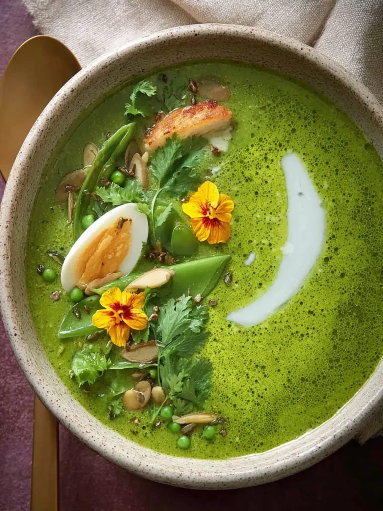 Green Goddess Soup Recipe (Healthy Immunity-Boosting) First Image