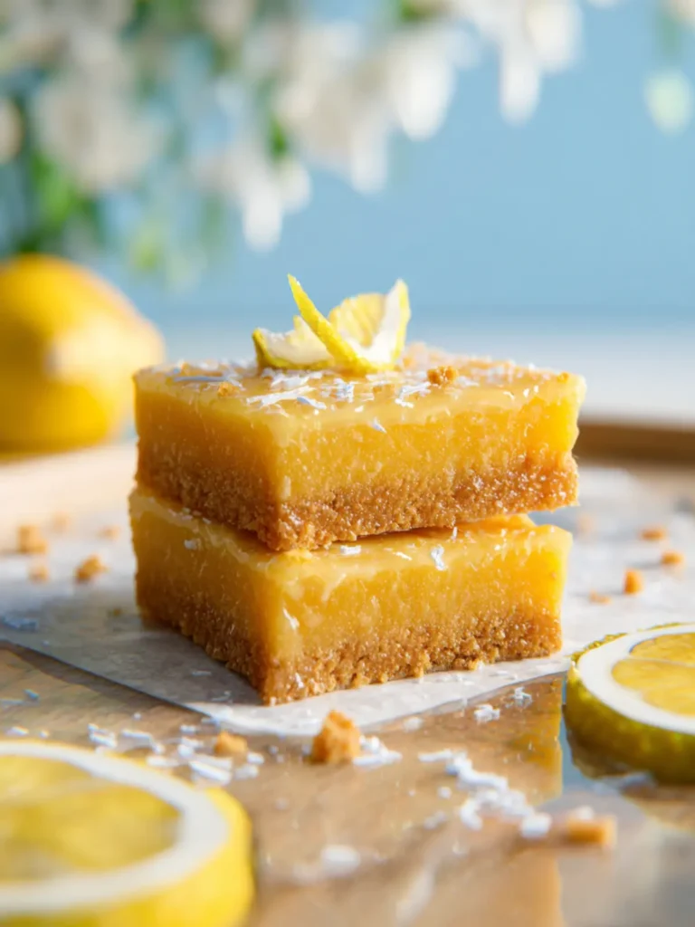 Guten Free Lemon Bars Recipe First Image