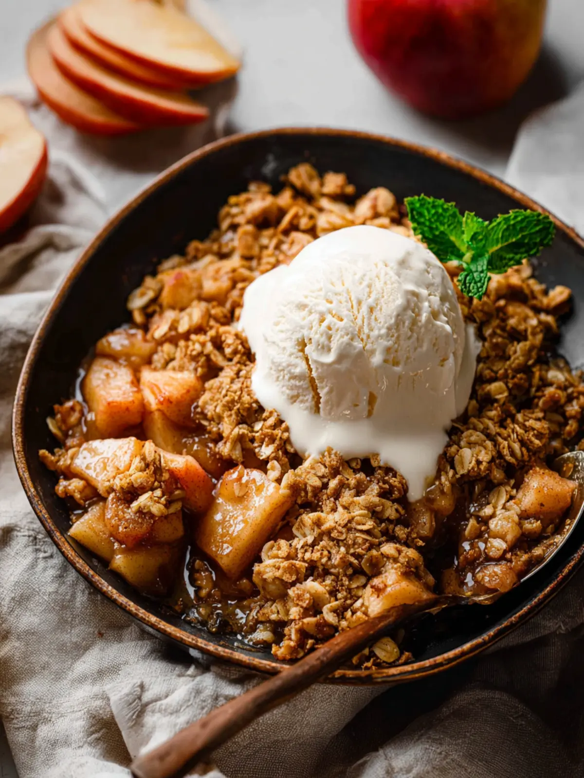 Healthy Apple Crisp Recipe First Image