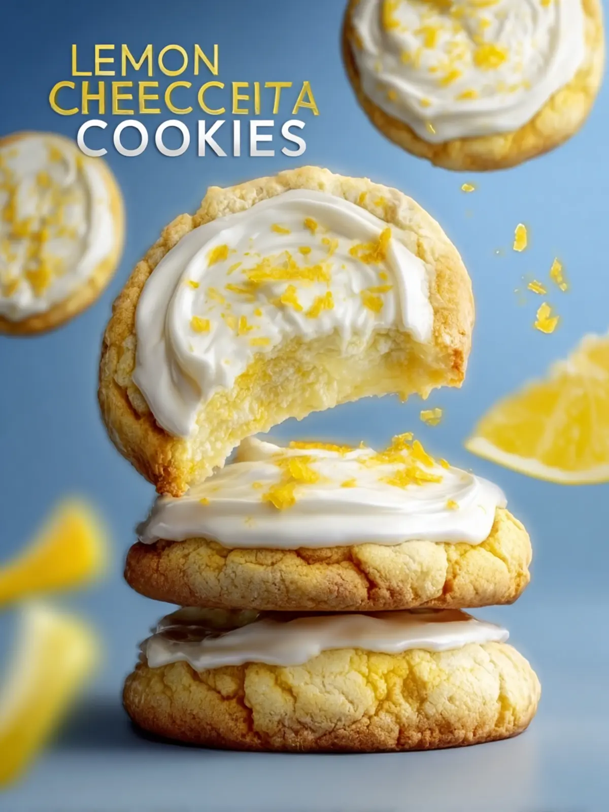 Lemon Cheesecake Cookies First Image