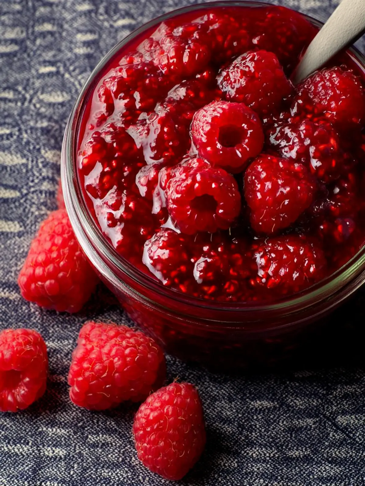 Quick Raspberry Compote Recipe First Image