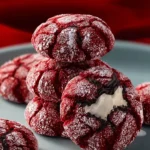 Quick Red Velvet Crinkle Cookies First Image