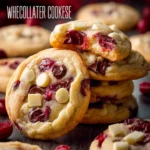 White Chocolate Cherry Cookies First Image