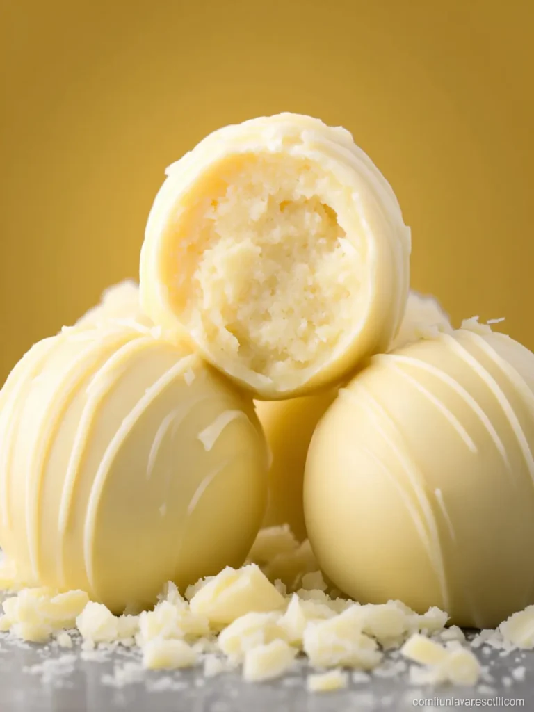 White Chocolate Truffles First Image