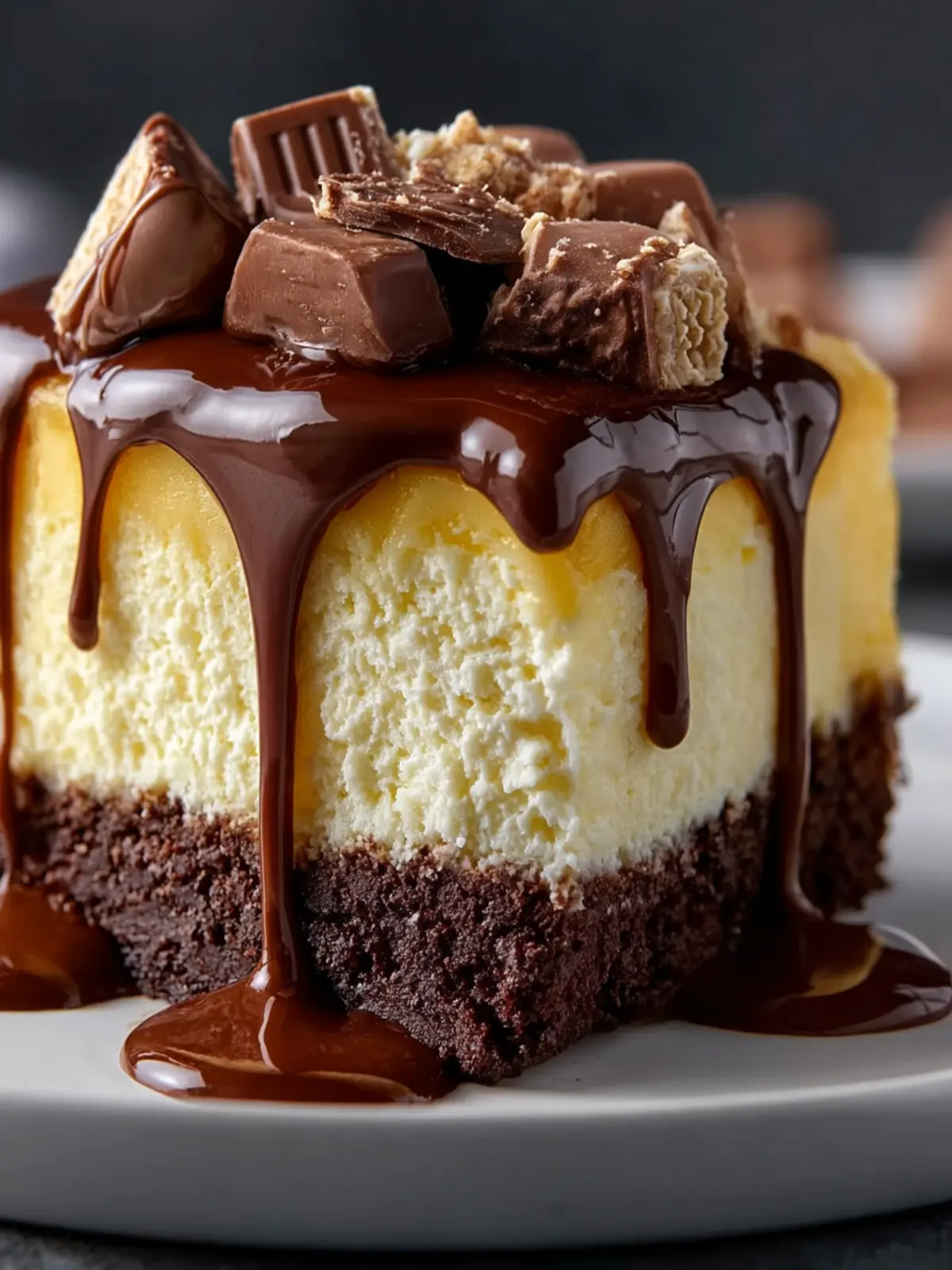 Boston Cream Pie Cheesecake First Image