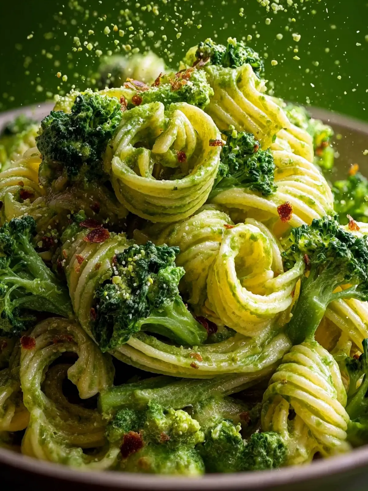 Smashed Broccoli Pasta First Image