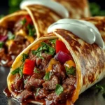 cherry beef crunch wraps First Image